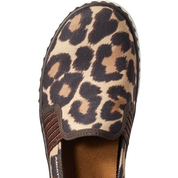 ARIAT Womens Ryder Leopard Casual Slip-On Cruiser- MOC TOE-Size 10 - Picture 2 of 6